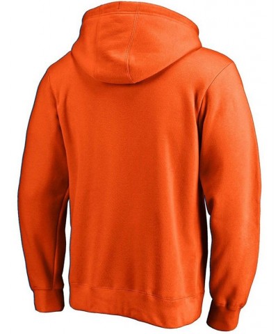 Men's Orange Phoenix Suns Primary Team Logo Pullover Hoodie $28.59 Sweatshirt