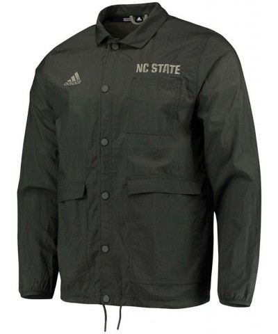 Men's Olive NC State Wolfpack Salute To Service Full-Snap Jacket $40.14 Jackets