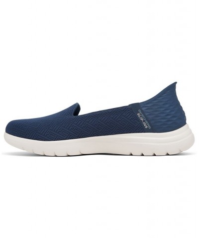 Women's Slip-Ins- On-The-Go Flex - Astonish Slip-On Walking Sneakers Blue $38.25 Shoes