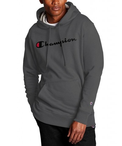 Men's Big & Tall Powerblend Logo Graphic Fleece Hoodie Granite Heather $25.11 Sweatshirt