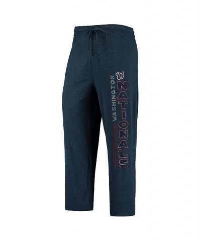 Men's Navy, Red Washington Nationals Meter T-shirt and Pants Sleep Set $38.49 Pajama