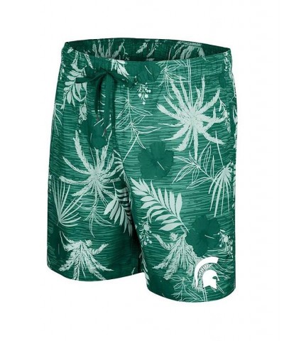 Men's Green Michigan State Spartans What Else is New Swim Shorts $30.55 Swimsuits