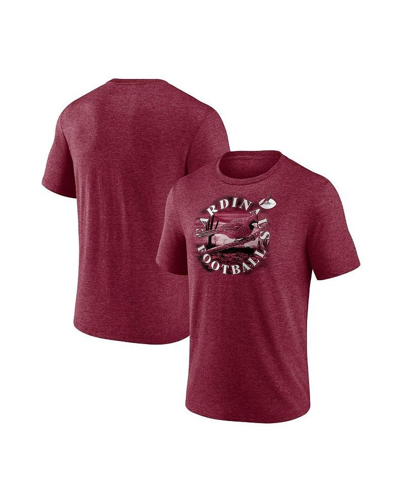 Men's Branded Heathered Cardinal Arizona Cardinals Sporting Chance T-shirt $22.94 T-Shirts