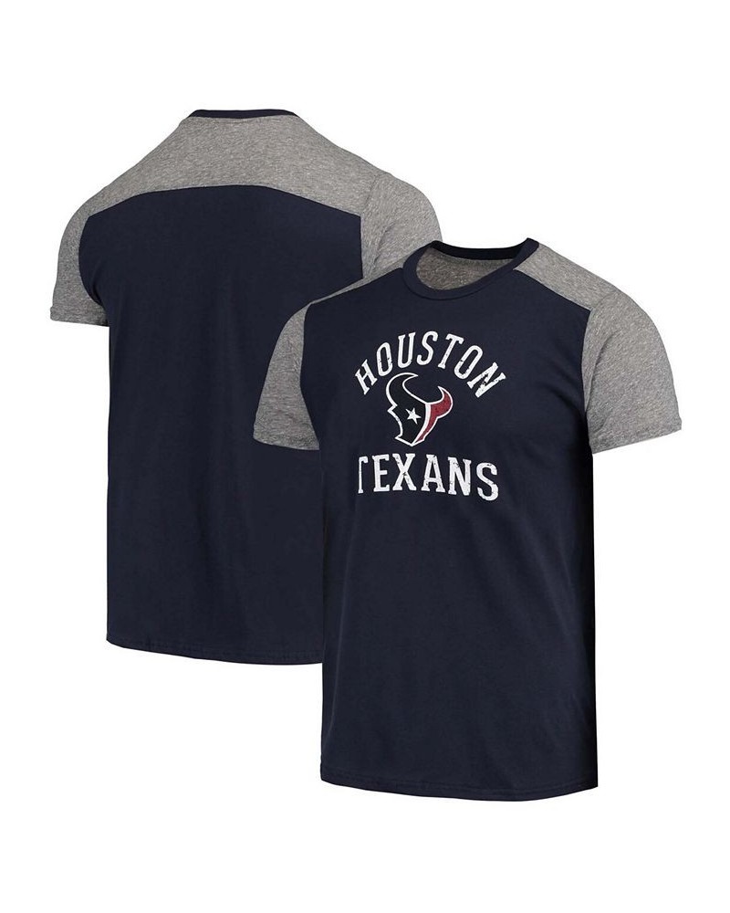 Men's Navy, Gray Houston Texans Field Goal Slub T-shirt $29.14 T-Shirts