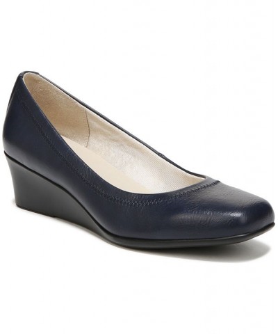 Groovy Wedge Pumps Blue $28.00 Shoes