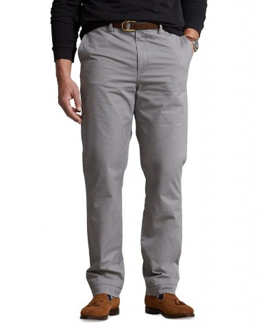 Men's Big & Tall Stretch Straight Fit Chino Gray $38.75 Pants