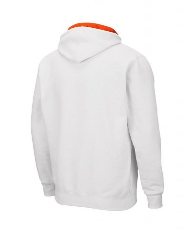 Men's White Oklahoma State Cowboys Arch and Logo 3.0 Full-Zip Hoodie $31.19 Sweatshirt