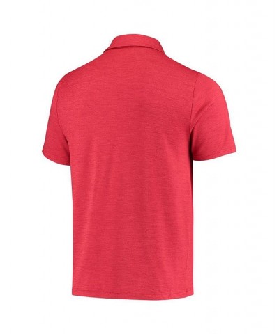 Men's Red Maryland Terrapins Coaches On-Court Basketball Playoff Performance Polo Shirt $36.00 Polo Shirts