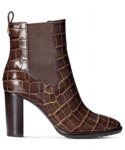 Women's Mylah Dress Boots Brown $36.09 Shoes