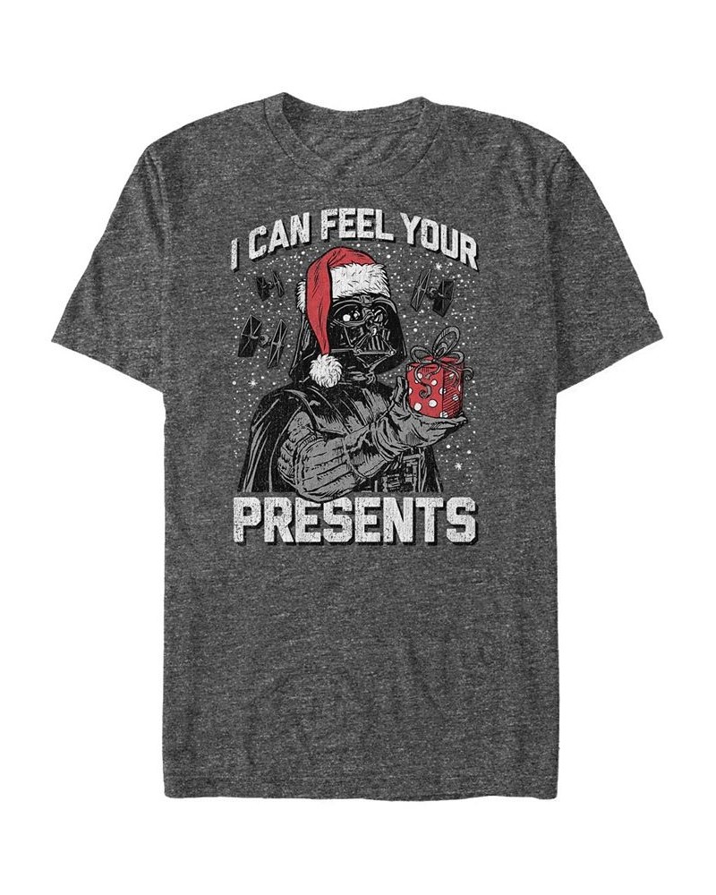 Men's Star Wars Present Danger Short Sleeve T-shirt Gray $15.40 T-Shirts