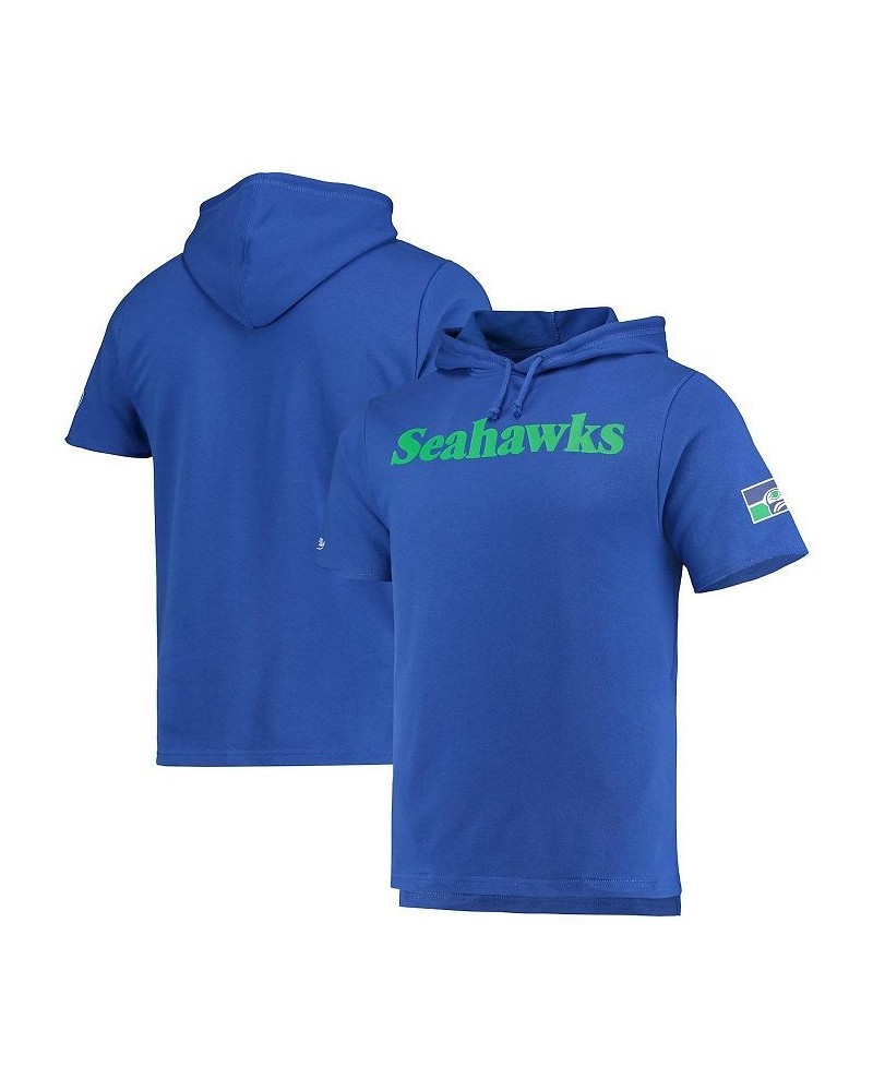 Men's Royal Seattle Seahawks Game Day Hoodie T-shirt $44.19 T-Shirts