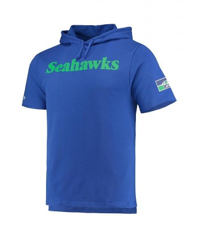 Men's Royal Seattle Seahawks Game Day Hoodie T-shirt $44.19 T-Shirts