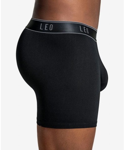 Men's Mid-Length Boxer Brief Black $20.52 Underwear