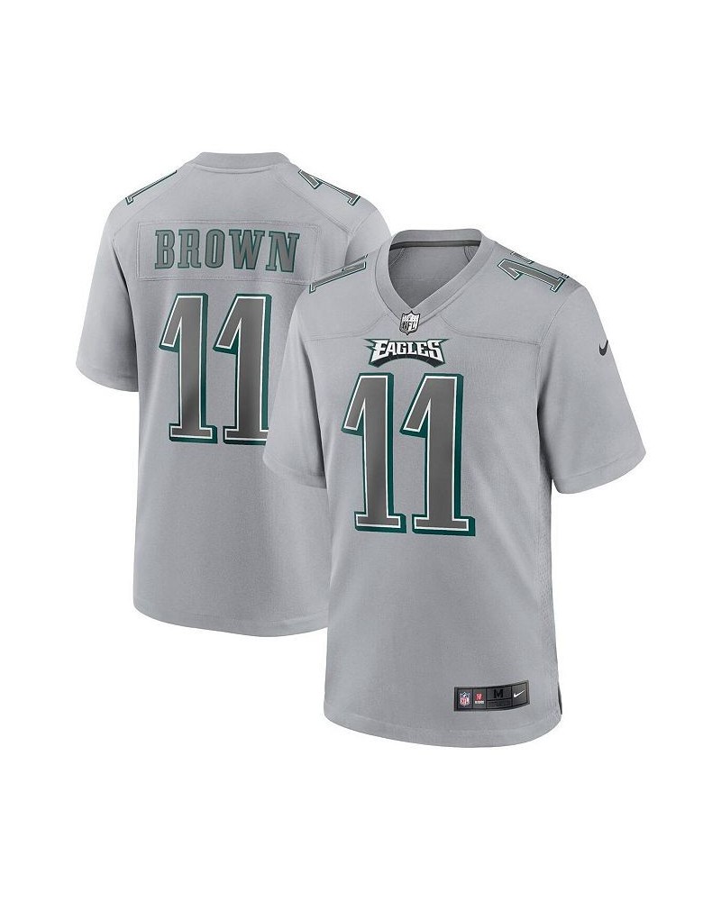 Men's A.J. Brown Gray Philadelphia Eagles Atmosphere Fashion Game Jersey $67.20 Jersey