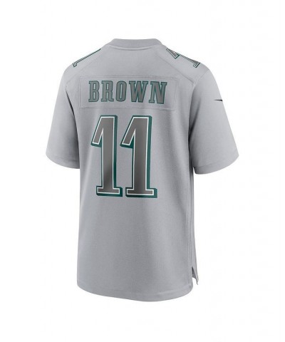 Men's A.J. Brown Gray Philadelphia Eagles Atmosphere Fashion Game Jersey $67.20 Jersey