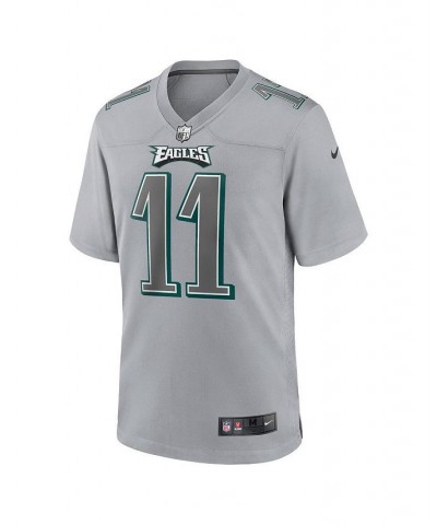 Men's A.J. Brown Gray Philadelphia Eagles Atmosphere Fashion Game Jersey $67.20 Jersey