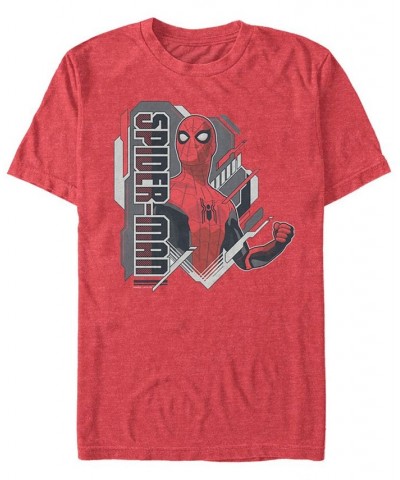 Marvel Men's Spider-Man Far From Home Comic Portrait, Short Sleeve T-shirt Red $17.15 T-Shirts