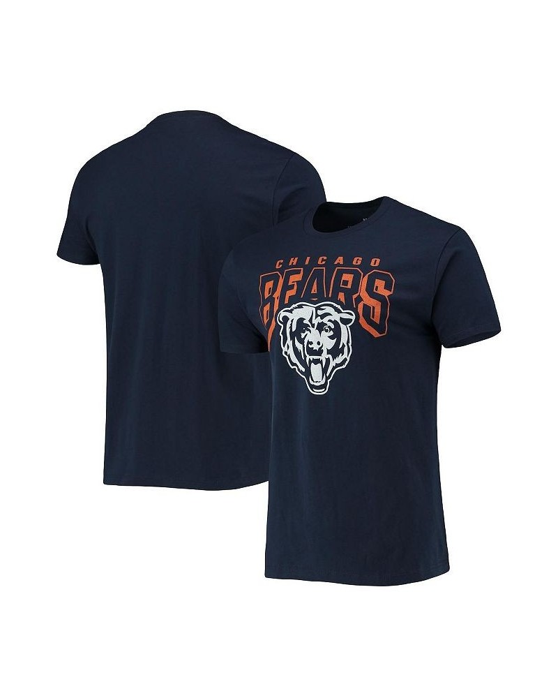 Men's Navy Chicago Bears Bold Logo T-shirt $18.00 T-Shirts