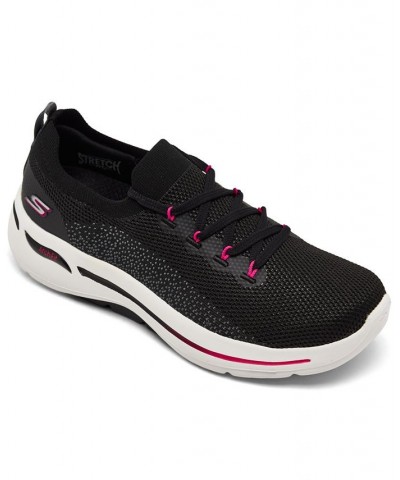 Women's GOWalk - Arch Fit Clancy Walking Sneakers Black $28.60 Shoes