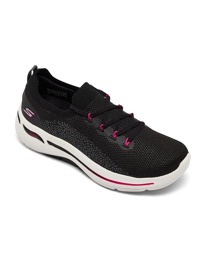 Women's GOWalk - Arch Fit Clancy Walking Sneakers Black $28.60 Shoes