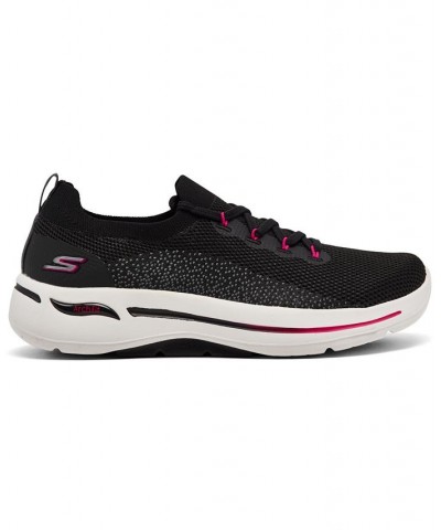 Women's GOWalk - Arch Fit Clancy Walking Sneakers Black $28.60 Shoes