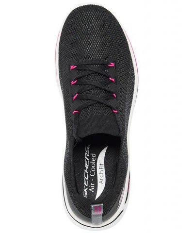 Women's GOWalk - Arch Fit Clancy Walking Sneakers Black $28.60 Shoes