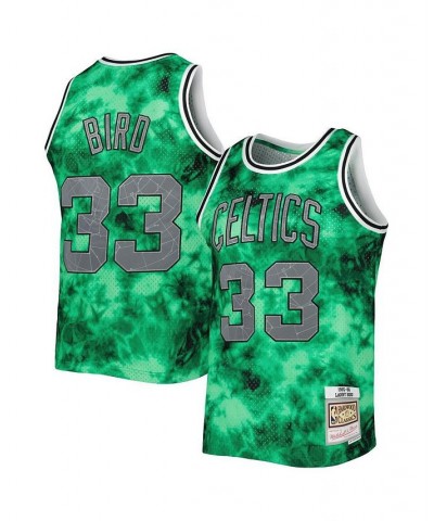 Men's Larry Bird Kelly Green Boston Celtics 1985-86 Galaxy Swingman Jersey $59.20 Jersey