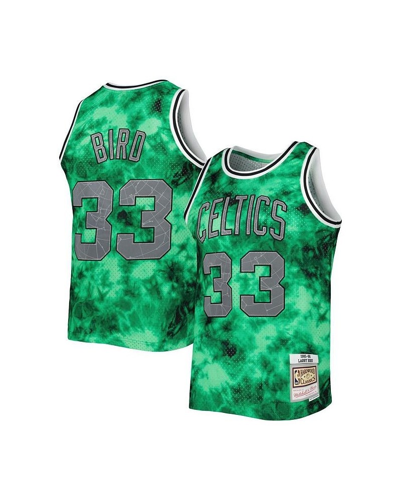 Men's Larry Bird Kelly Green Boston Celtics 1985-86 Galaxy Swingman Jersey $59.20 Jersey