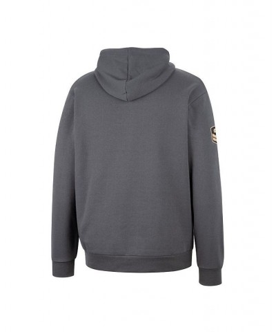 Men's Charcoal Navy Midshipmen OHT Military-Inspired Appreciation Quarter-Zip Hoodie $35.69 Sweatshirt