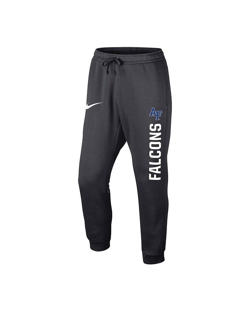 Men's Anthracite Air Force Falcons Primary Logo Club Fleece Joggers $40.49 Pants