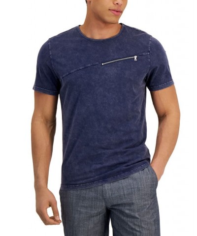 Men's Classic-Fit Zipper T-Shirt PD03 $11.72 T-Shirts