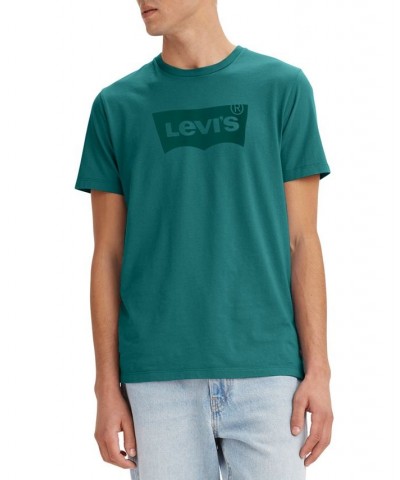 Men's Batwing Logo Graphic Crewneck T-Shirt PD03 $15.75 T-Shirts