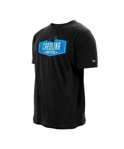 Men's Black Carolina Panthers 2021 NFL Draft Hook T-shirt $14.62 T-Shirts