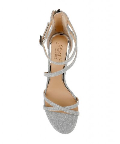 Women's Devorah Evening Sandals Silver $48.51 Shoes