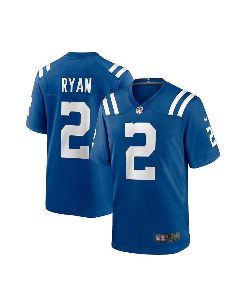 Men's Matt Ryan Royal Indianapolis Colts Game Jersey $49.00 Jersey