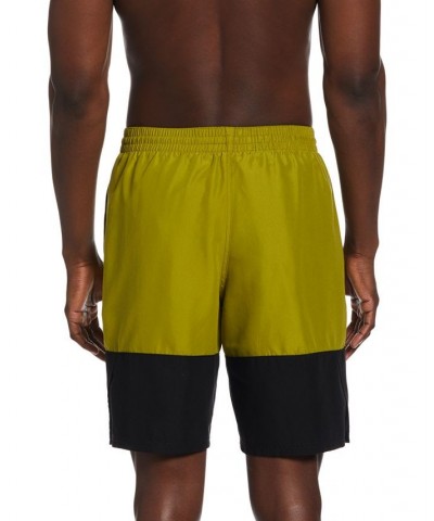 Men's Split Colorblocked 9" Swim Trunks PD05 $20.20 Swimsuits