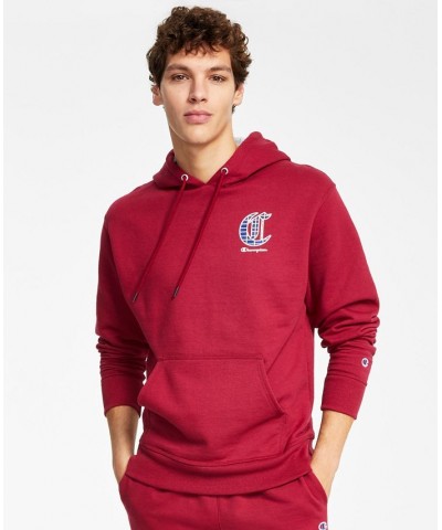Men's Powerblend Long-Sleeve Pullover Graphic Hoodie Multi $19.78 Sweatshirt