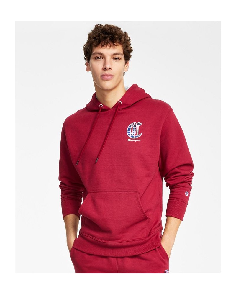 Men's Powerblend Long-Sleeve Pullover Graphic Hoodie Multi $19.78 Sweatshirt