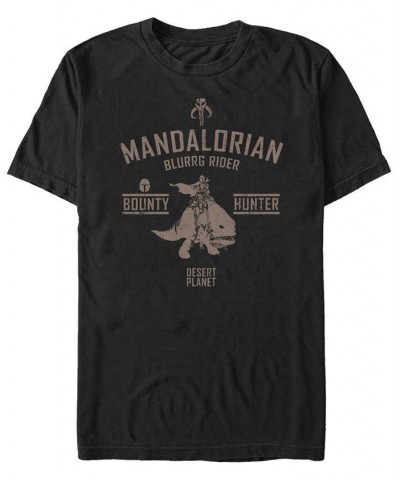 Men's Blurrg Rider Short Sleeve Crew T-shirt Black $17.84 T-Shirts