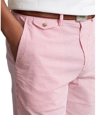 Men's 9-1/4-Inch Stretch Classic-Fit Seersucker Shorts Pink $47.74 Shorts
