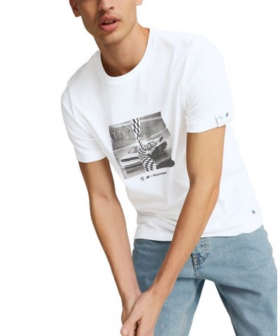 Men's BMW Graphic Short-Sleeve T-Shirt White $18.45 T-Shirts