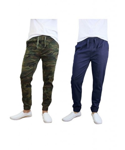 Men's Basic Stretch Twill Joggers, Pack of 2 PD05 $30.50 Pants