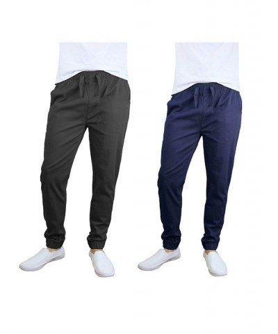 Men's Basic Stretch Twill Joggers, Pack of 2 PD05 $30.50 Pants