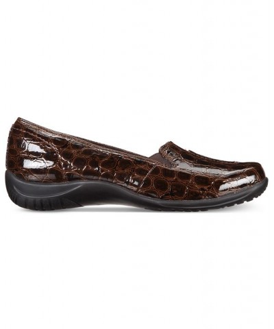 Purpose Flats Brown Patent Croco $35.70 Shoes