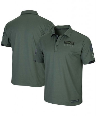 Men's Green Clemson Tigers OHT Military Inspired Appreciation Echo Polo $30.00 Polo Shirts