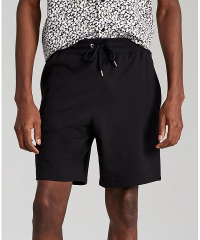 Men's Regular-Fit Solid French Terry 8" Shorts Black $14.95 Shorts