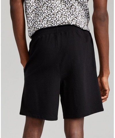 Men's Regular-Fit Solid French Terry 8" Shorts Black $14.95 Shorts