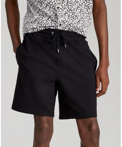 Men's Regular-Fit Solid French Terry 8" Shorts Black $14.95 Shorts