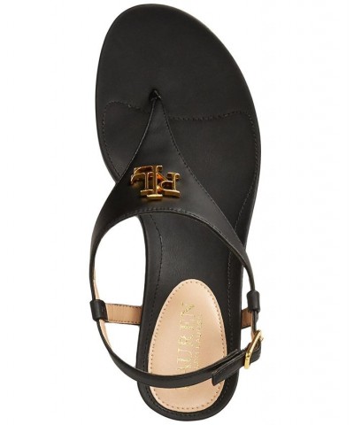 Women's Jeannie Wedge Sandals Black $32.55 Shoes