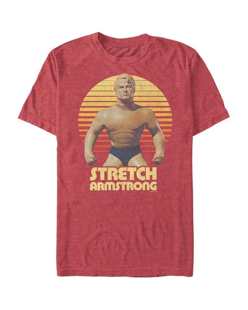 Men's Armstrong Sunset Short Sleeve Crew T-shirt Red $19.59 T-Shirts